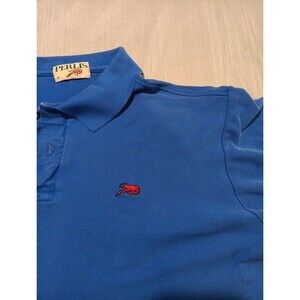 Perlis Shirt Mens 2XL Polo Short Sleeve Blue Crawfish Logo Casual Preppy